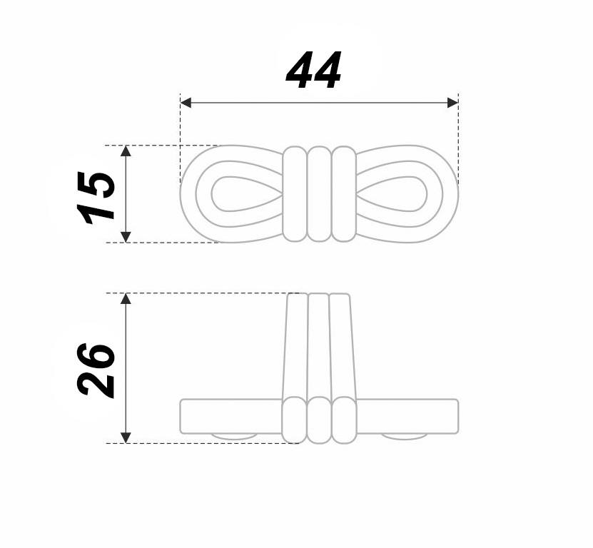 картинка Мебельная ручка OLIVIA RC454BAZ.4 от магазина DFCH 