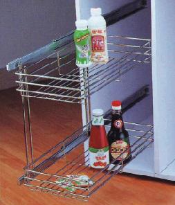 картинка Бутылочница 2-х уровневая, в базу 200 мм, с крепл. к фасаду,без доводчика Огранич.годен от магазина DFCH 