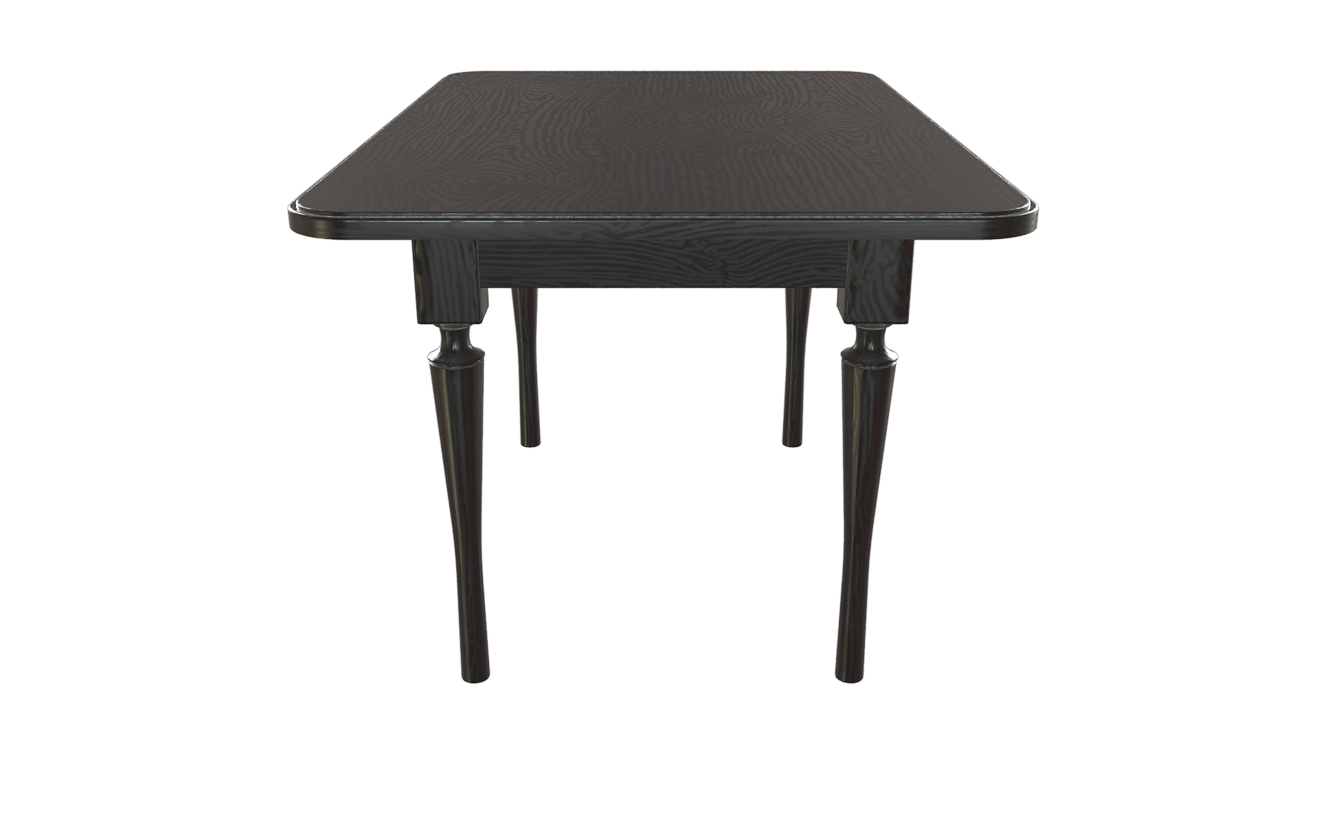 картинка Стол Лофти 1200(1700)*800*765 (тон черный RAL9005) от магазина DFCH 