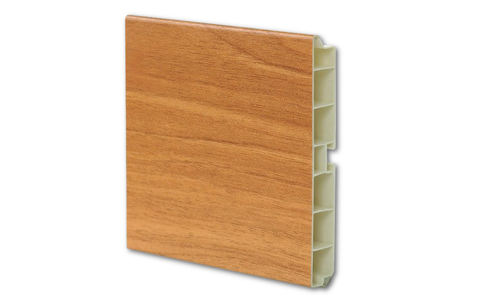 Цоколь пластиковый 4000*150*14 орех миланский (№6) купить по цене от  в Петербурге и Москве
