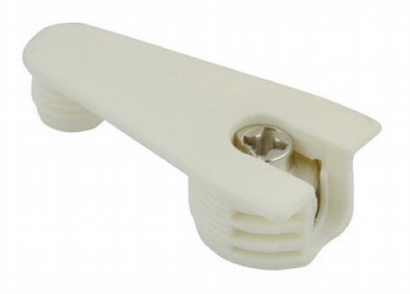 картинка (10-178) Крепеж мебельный (комп.,пластик,коричн.) саморез+эксцентрик усиленный d20+d10 от магазина DFCH 