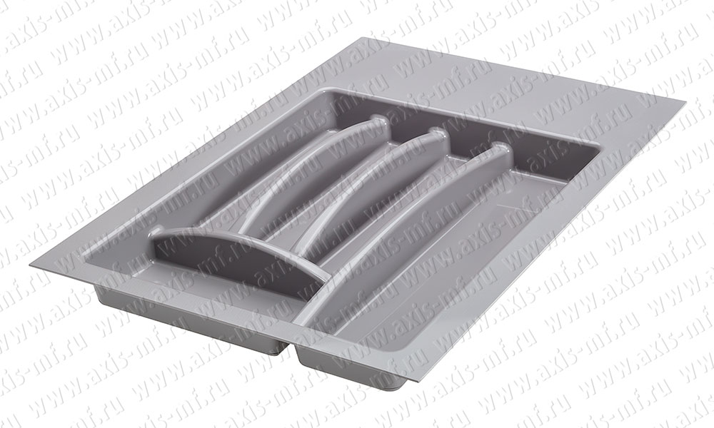 картинка Лоток для столовых приборов в базу 400 мм 300*390 (402*498) мм серый Огран. годен от магазина DFCH 