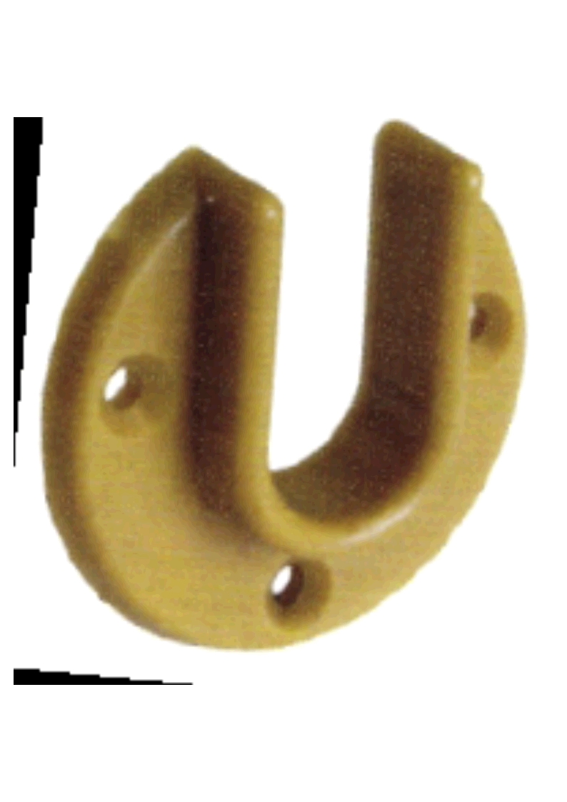 картинка Штангодержатель пластмассовый для овальной штанги малый бежевый от магазина DFCH 