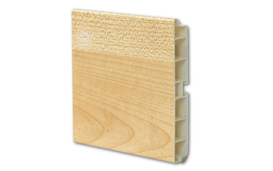 Цоколь пластиковый 4000*150*14 бук (№5) купить по цене от  в Петербурге и Москве
