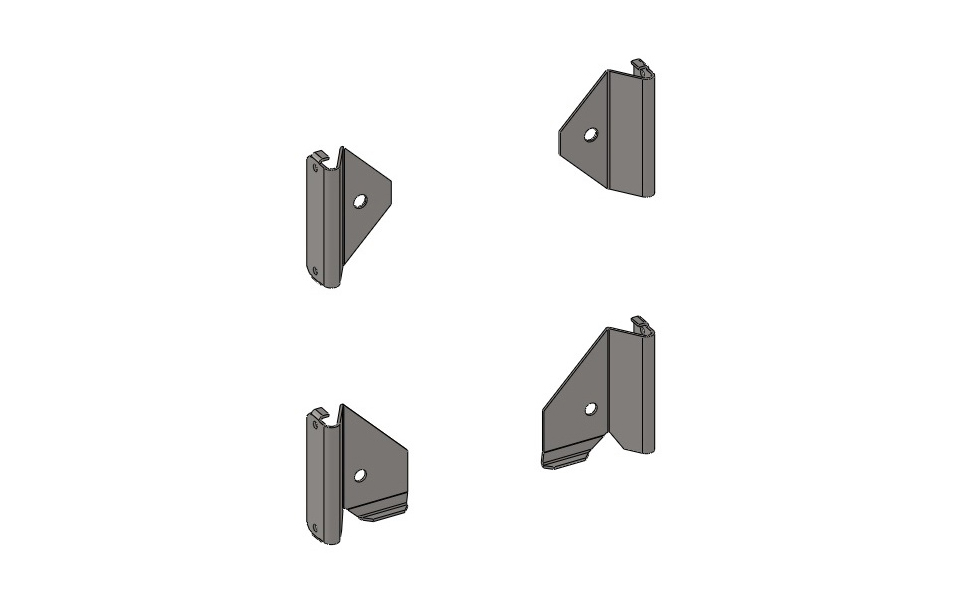 картинка Комплект установки ДСП (Белый) HS021-01 от магазина DFCH 