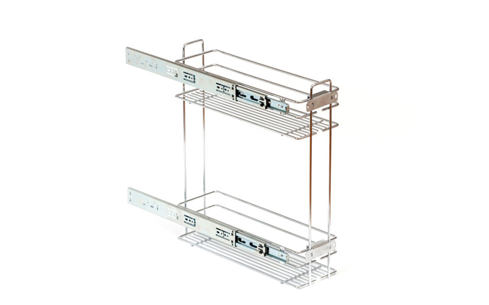 картинка Бут-ца 2-х уровневая ЮММ в базу 200мм (150х450х530) с бок.крепл., с регул.фасада, с дов.Огр.год от магазина DFCH 