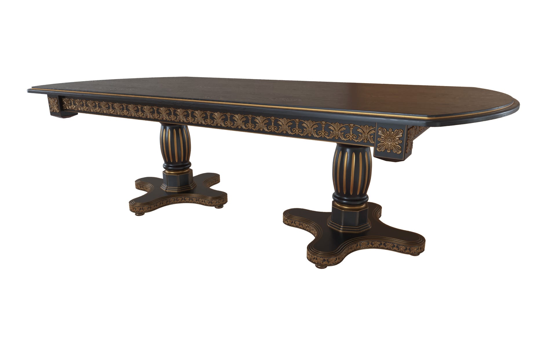 картинка Стол Гранд 1800(2400)*1000*765 (тон черный RAL9005) от магазина DFCH 