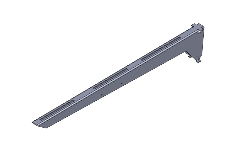 картинка Кронштейн универсальный 450 мм (Белый) HS006-01 от магазина DFCH 
