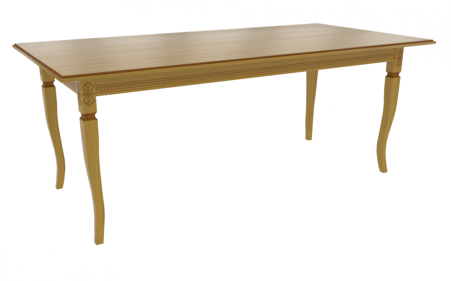 картинка Стол Империал 2000*1000*765 (тон дуб Т-07 + патина орех темн.) от магазина DFCH 