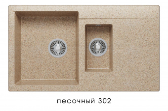 Мойка BRIG-870 (Песочный №302) 870*500мм купить по цене от  в Петербурге и Москве
