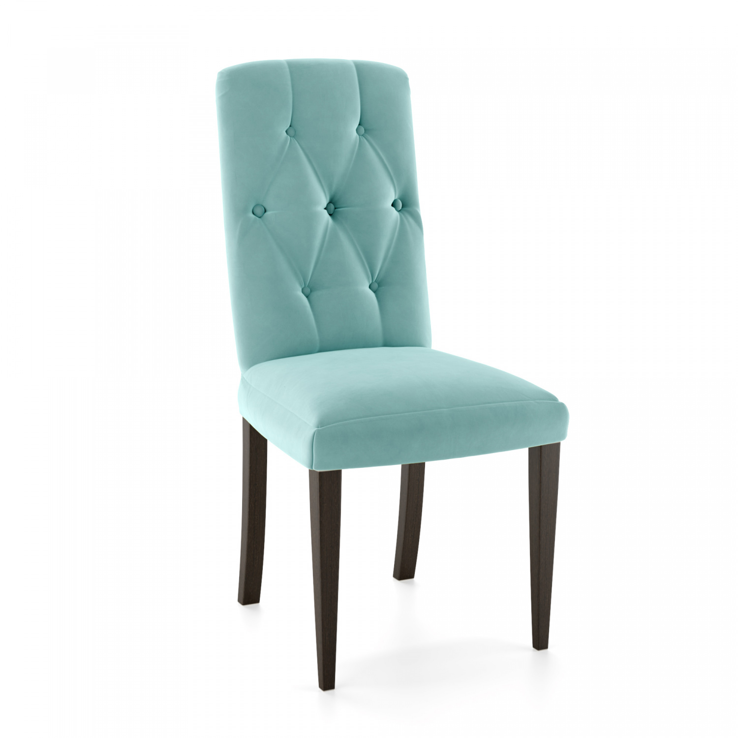 картинка Стул для кухни и гостиной ЛЕОН, велюр, мягкий (ноги Венге (массив березы) тк коллекции Велюр тиффани) от магазина DFCH 