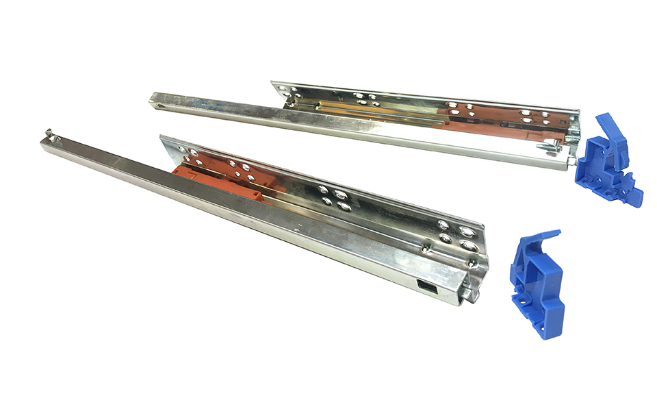 картинка (GT230-09-450) Направляющие шариковые ниж/креп 450мм "push open" синий от магазина DFCH 