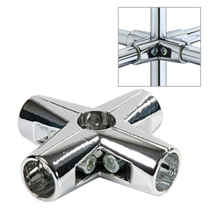 UNO type10/ Т-16 соединение крестообразное нерегулируемое, хром купить по цене от  в Петербурге и Москве
