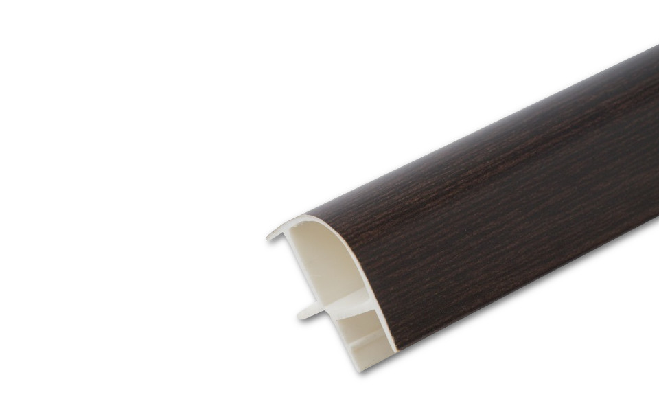 Угловое соединение 90* L=1м (венге) №4 универсальное купить по цене от  в Петербурге и Москве
