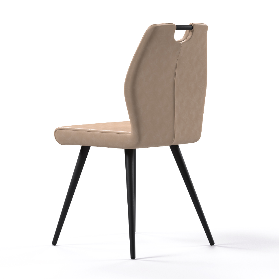 картинка Стул Teo (к/з светло-бежевый (lite beige)) от магазина DFCH 