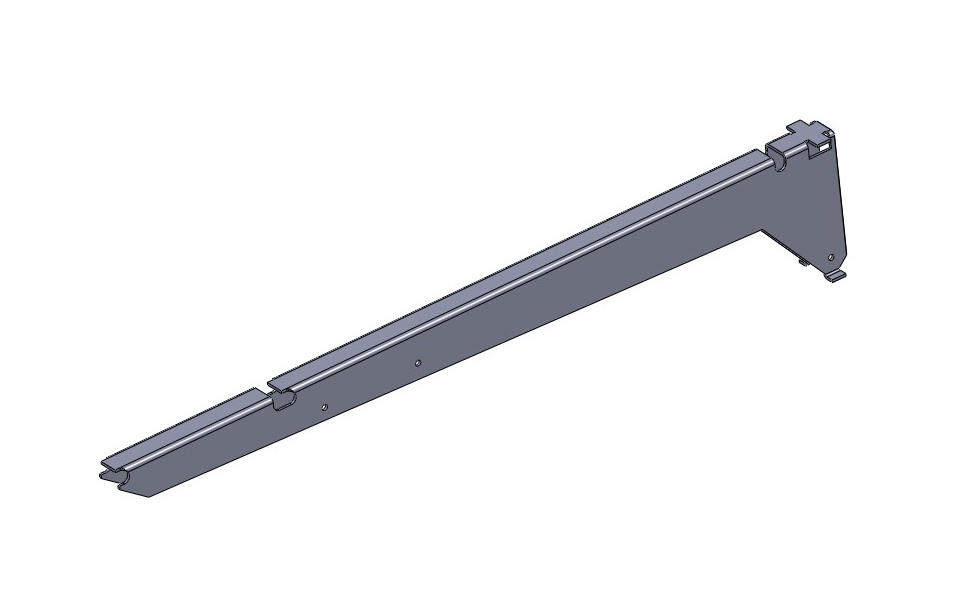 картинка Кронштейн сетчатой полки 400 мм (Белый) HS007-01 от магазина DFCH 