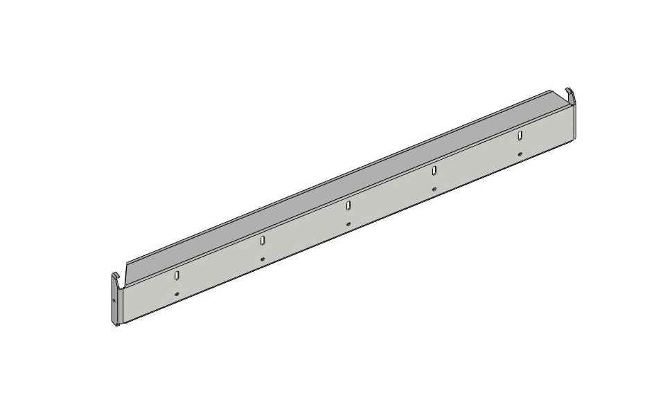 картинка Панель для крючков 900 мм (Белый) HS019-01 от магазина DFCH 