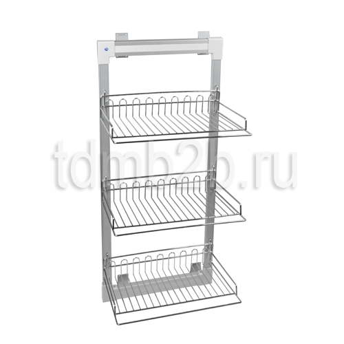 картинка Выдвижная рама c полками/Обувница 3 уровня, бок.крепл. SB-BK-03/ 1000х325х460мм от магазина DFCH 