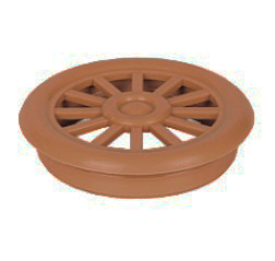 Вентиляц. решётка круглая D40мм пластик, коричневая купить по цене от  в Петербурге и Москве

