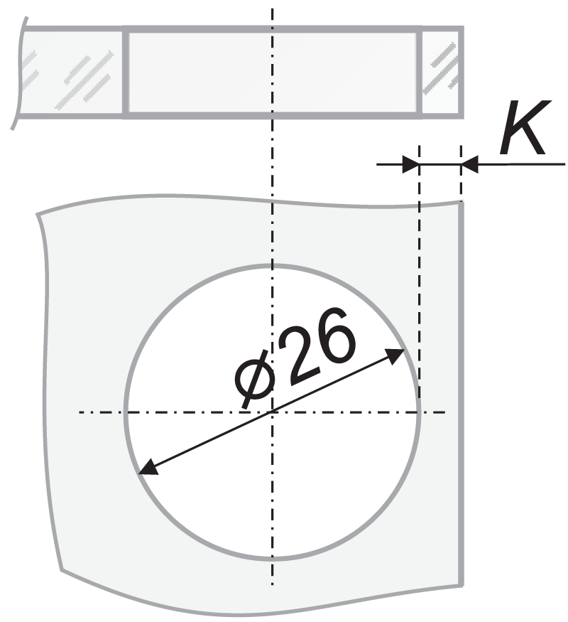 картинка Мебельная петля H502B/1410 от магазина DFCH 
