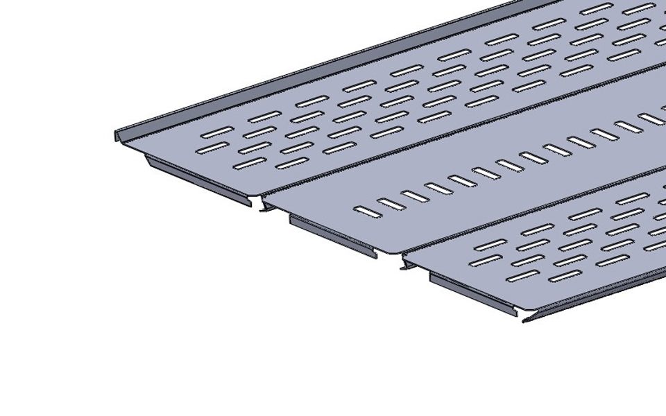 картинка Полка стальная 900х450 мм (Белый) HS011-01 от магазина DFCH 