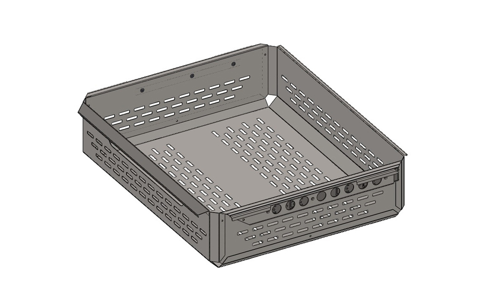 картинка Ящик выдвижной 600х450х150 мм (Белый) HS012-01 от магазина DFCH 