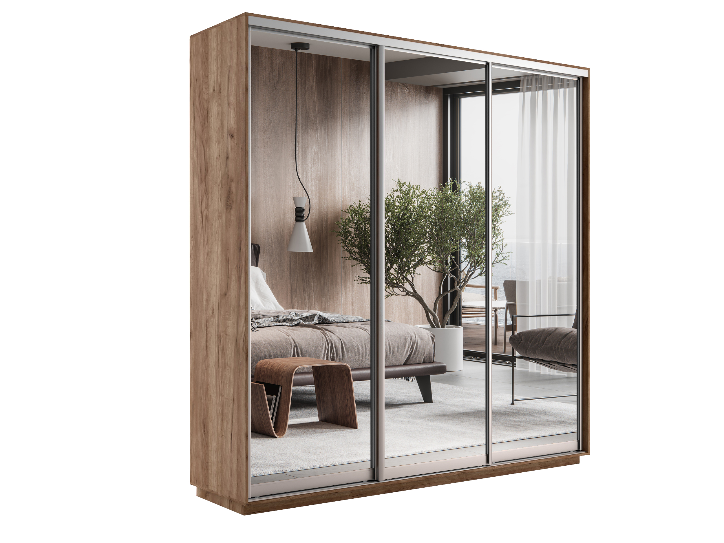 картинка Экспресс Экспенс трио Краф Табачный 2200 x 2100 x 600 от магазина DFCH 