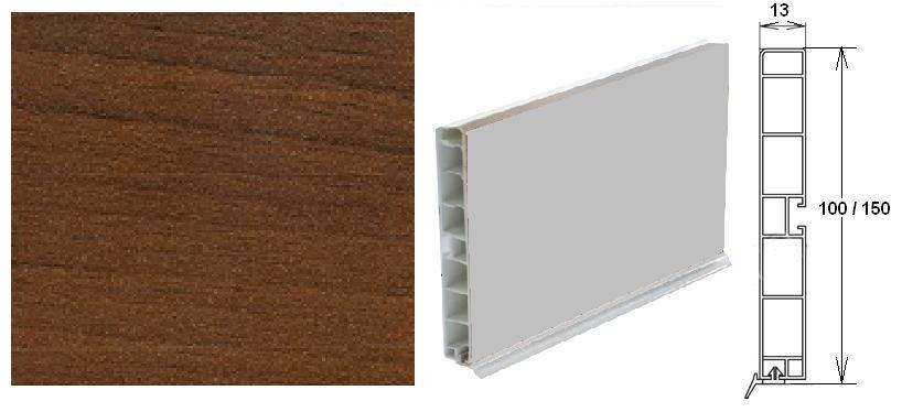 Цоколь пластиковый 4000*150*14 черный (№11) купить по цене от  в Петербурге и Москве
