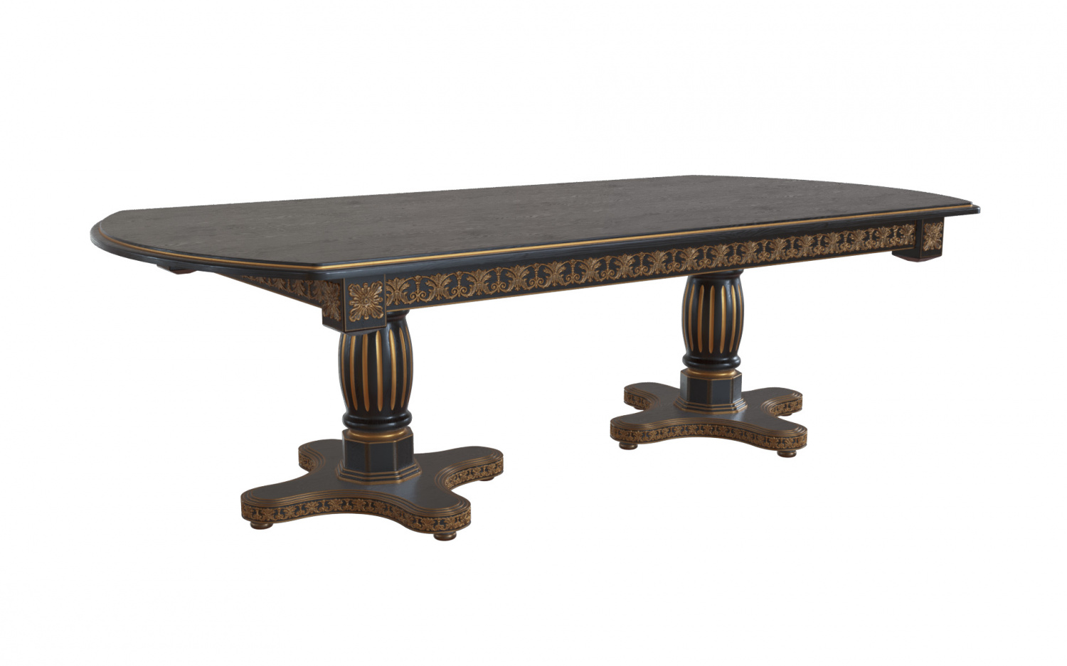 картинка Стол Гранд 1800(2400)*1000*765 (тон черный RAL9005) от магазина DFCH 
