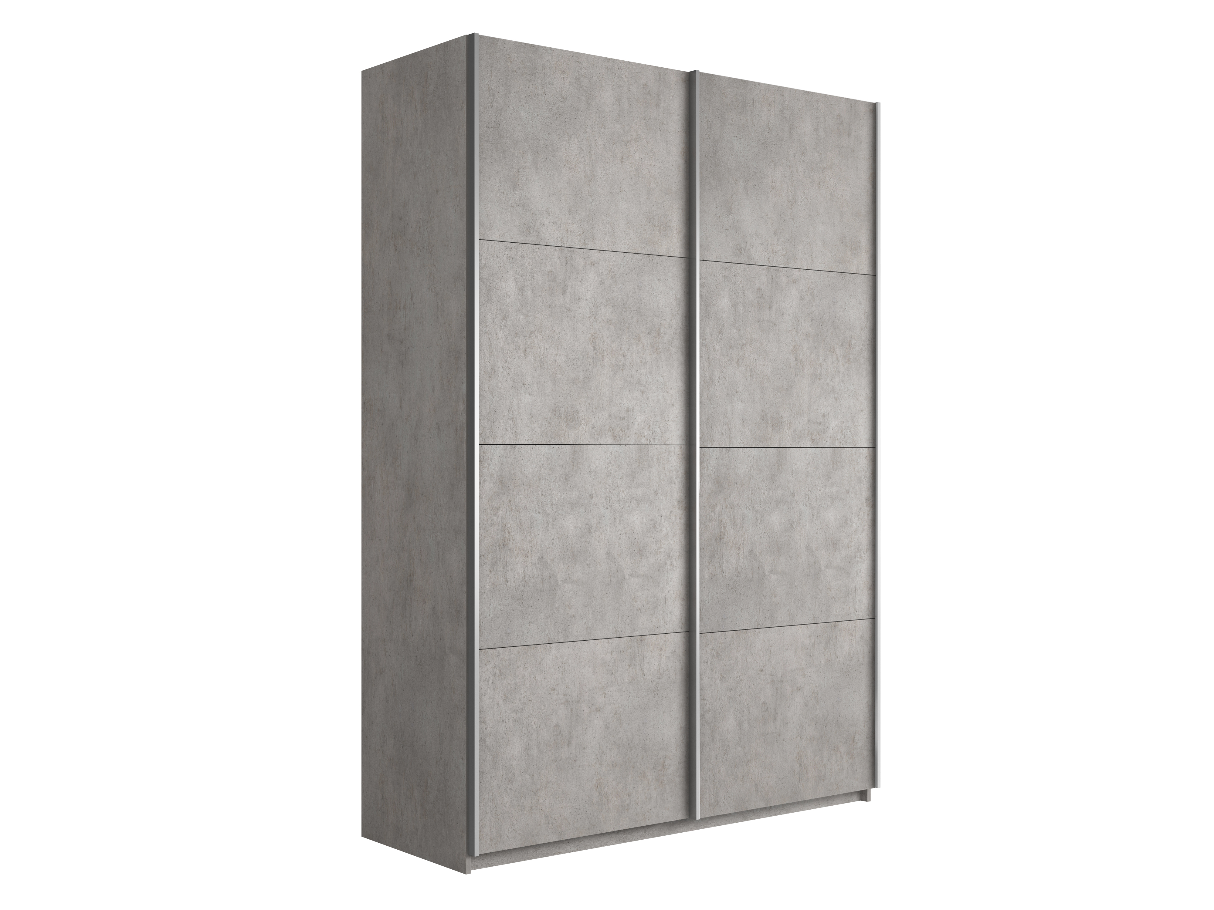 картинка Шкаф Прайм дуо ДСП/ДСП Бетон 2300 х 1200 х 570 от магазина DFCH 