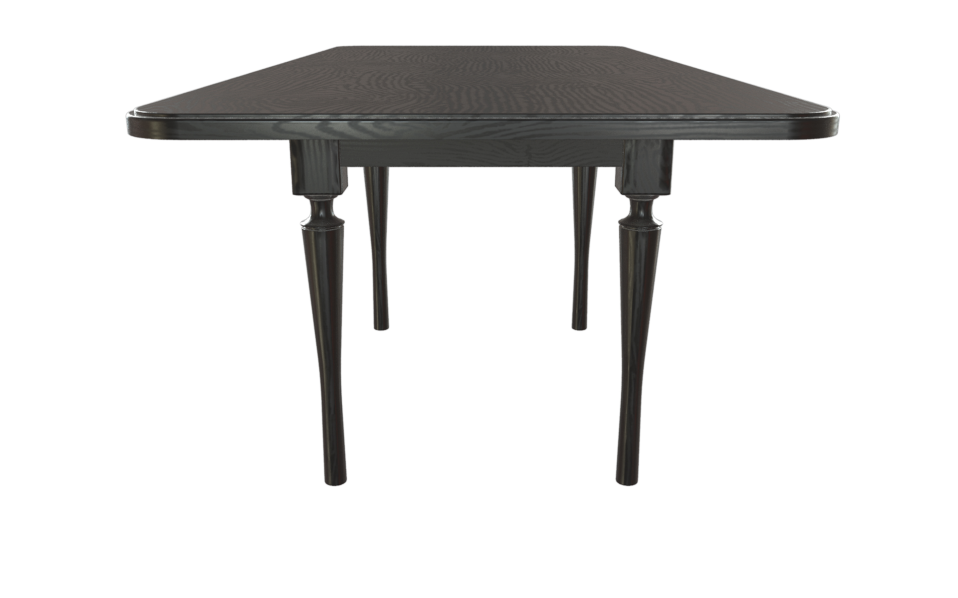 картинка Стол Лофти 1200(1700)*800*765 (тон черный RAL9005) от магазина DFCH 