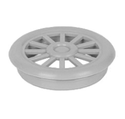 Вентиляц. решётка круглая D40мм пластик, серая купить по цене от  в Петербурге и Москве
