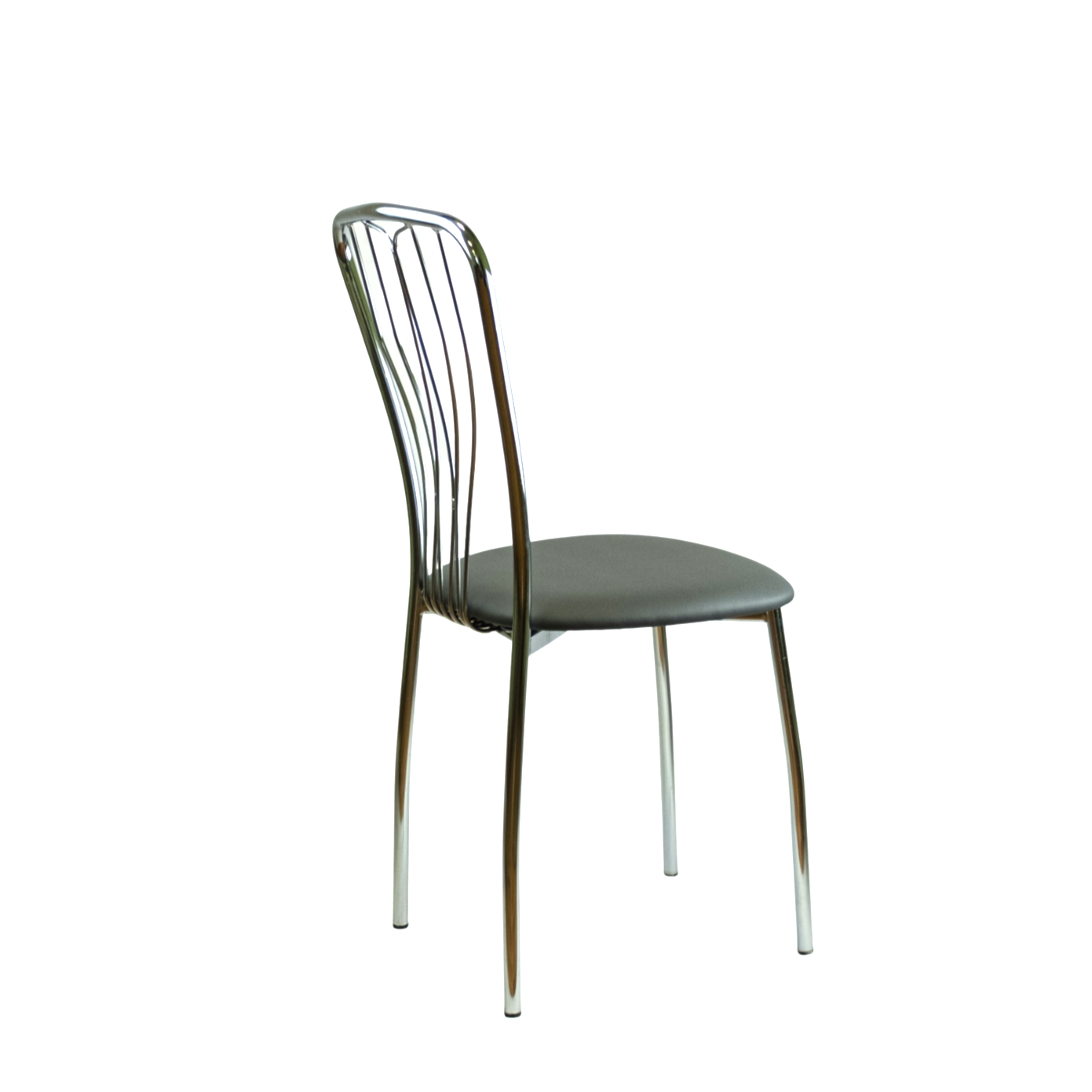 картинка Стул Альфа-3 (к/з темно-серый, экотекс 3022) от магазина DFCH 