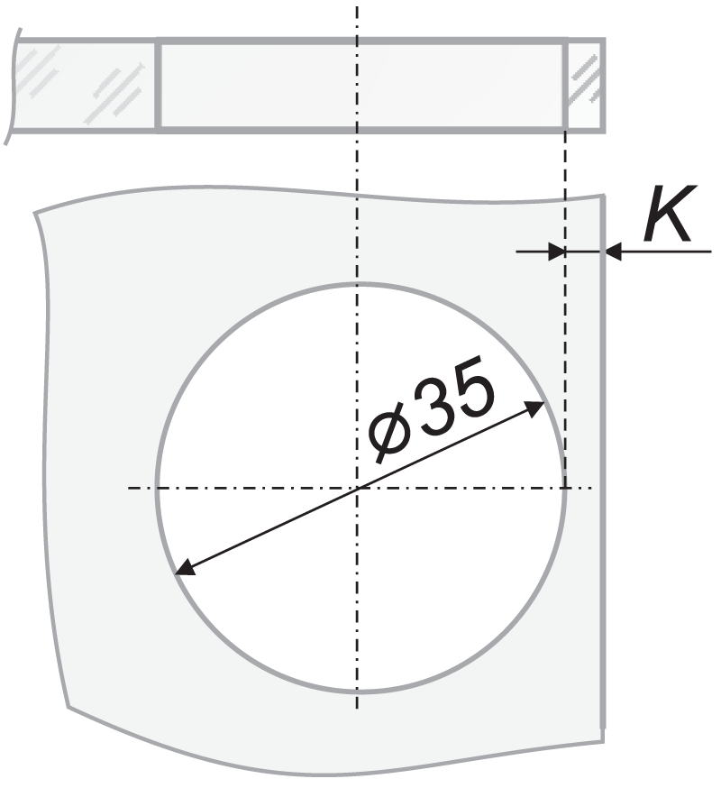 картинка Мебельная петля H503B/1710 от магазина DFCH 