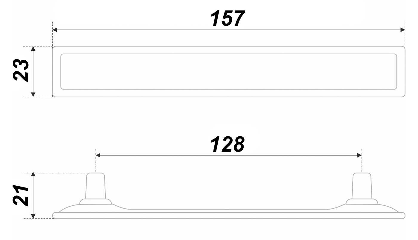 картинка Мебельная ручка TOTEM RS123MAB.4/128/Bg от магазина DFCH 
