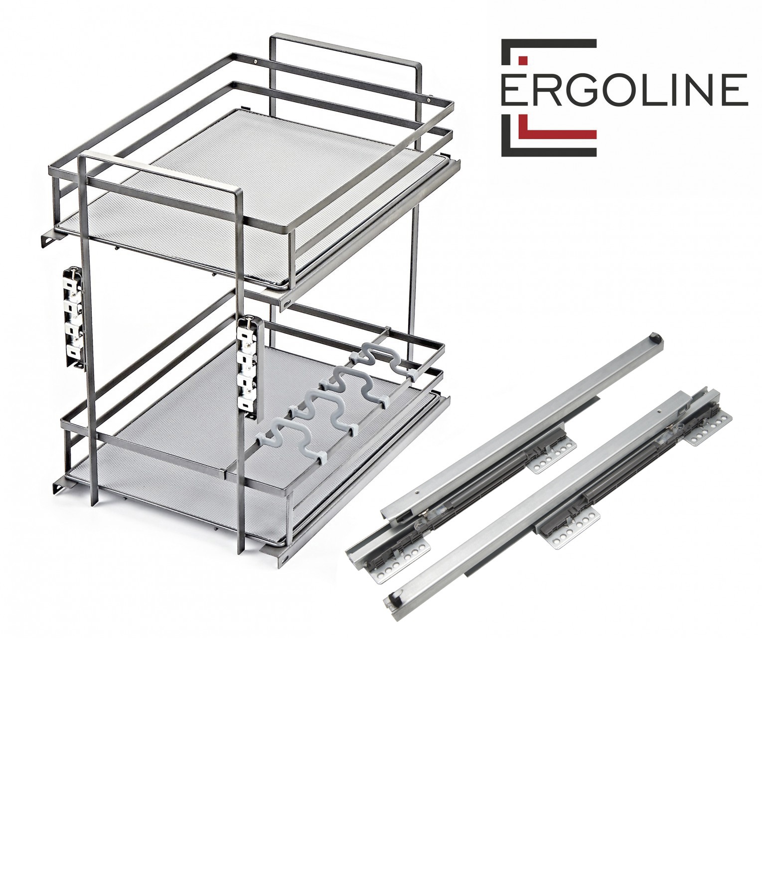 картинка KR28*2*3*300 (Корзина выкатная 300мм, полн. выдв. с доводчиком) от магазина DFCH 