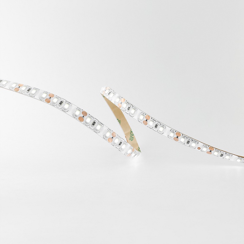 картинка Лента светодиодная 5 п.м/ 2835-120, холодный белый (5500-6000К), 9.6W, 12V, IP44, WP (LR2-CW-WP) от магазина DFCH 