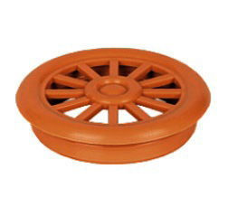 Вентиляц. решётка круглая D40мм пластик, вишня купить по цене от  в Петербурге и Москве
