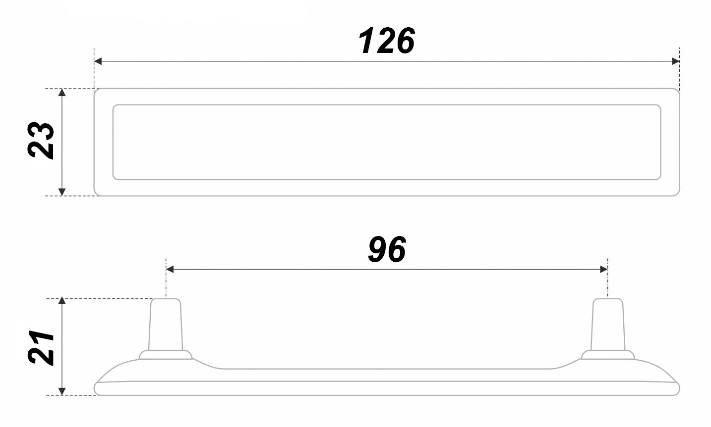 картинка Мебельная ручка TOTEM RS123MAB.4/96/Bg от магазина DFCH 