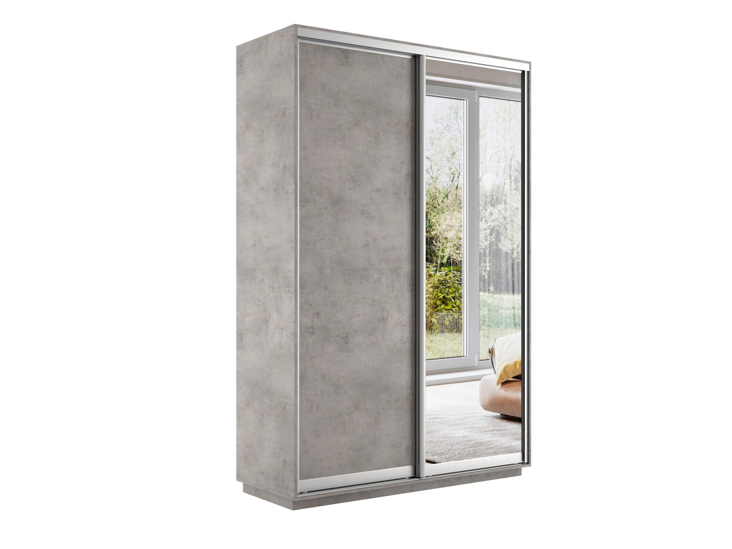 картинка Экспресс Медиум дуо Бетон 2200 x 1400 x 600 от магазина DFCH 