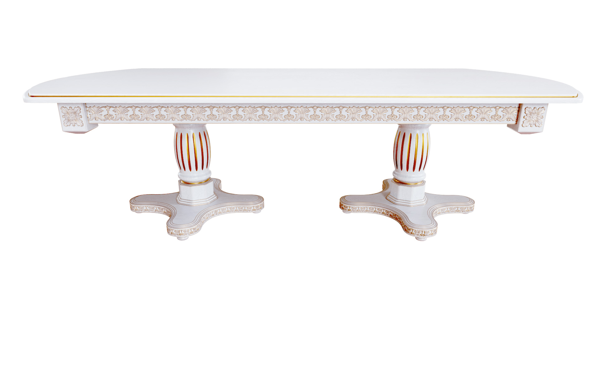 картинка Стол Гранд 1800(2400)*1000*765 (тон белый RAL9003) от магазина DFCH 
