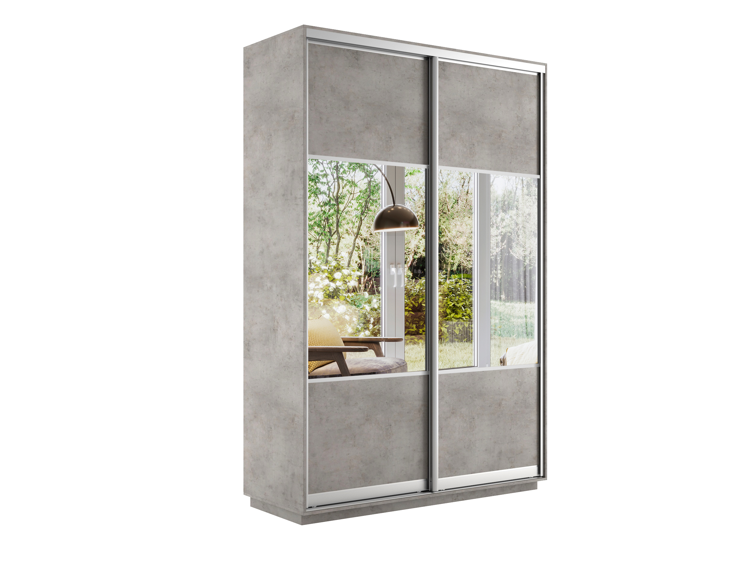 картинка Экспресс Комби дуо Бетон 2200 x 1400 x 600 от магазина DFCH 