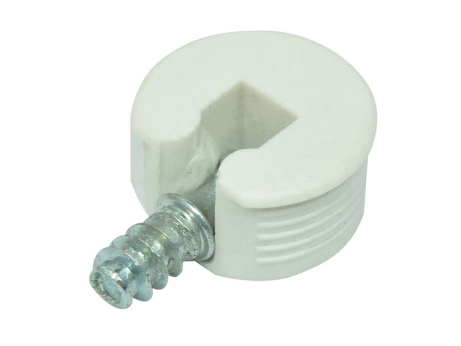 картинка (10-171) Крепеж мебельный (комплект) саморез+эксцентрик d=20 бежевый от магазина DFCH 