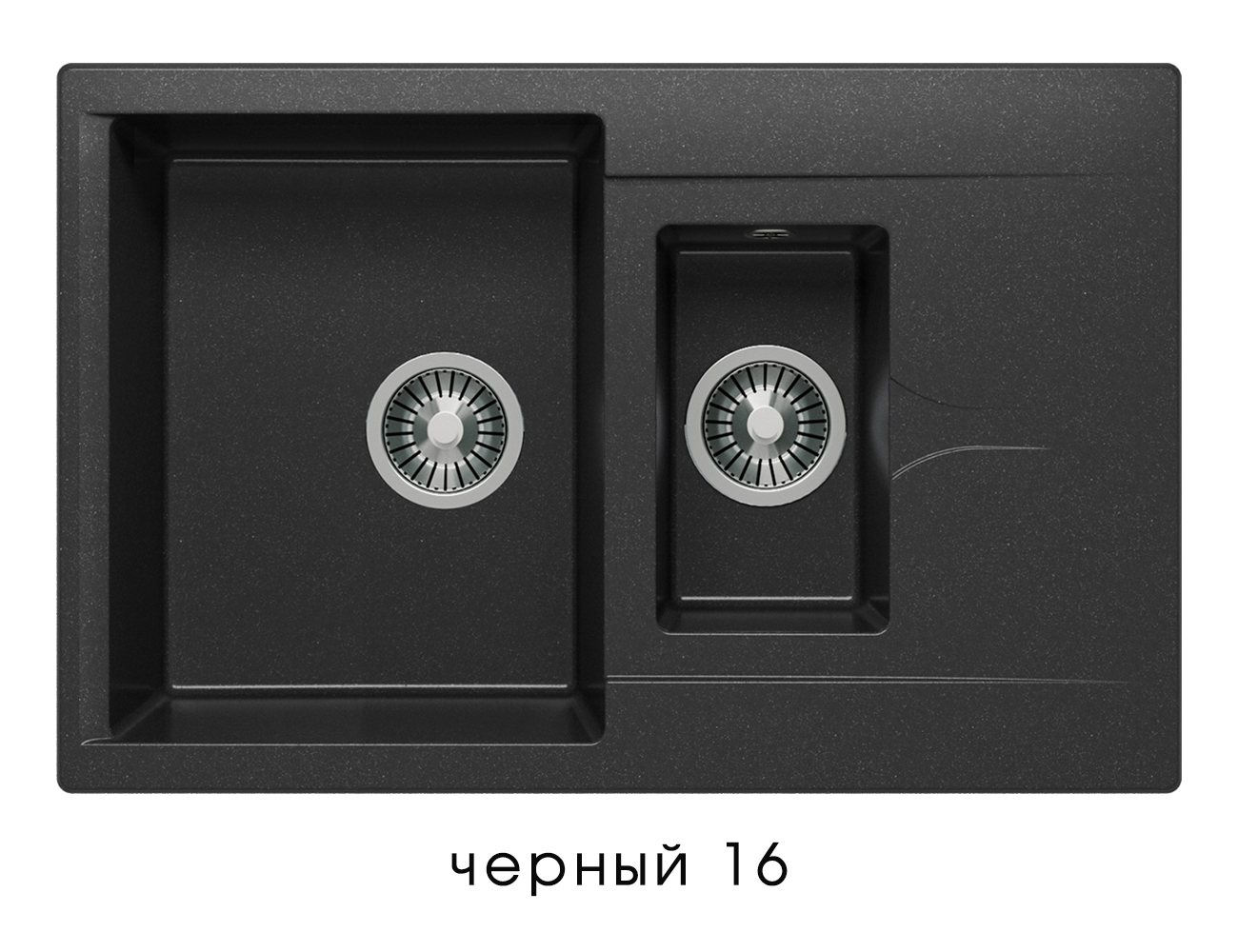 Мойка Brig-770 (черный №16) 770*500 мм купить по цене от  в Петербурге и Москве
