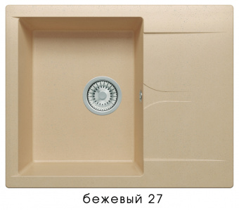 Мойка Полигран GALS-620 (бежевый №27) 620*500мм купить по цене от  в Петербурге и Москве
