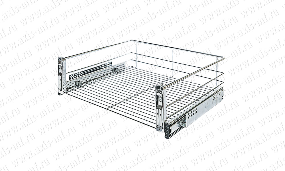 картинка Корзина с креплением к фасаду  (в базу 600мм)  без дов, хром, Ограниченно годен от магазина DFCH 