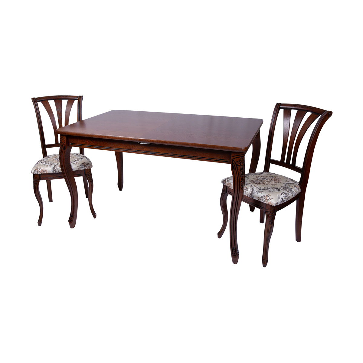 картинка Стол Марсель-М 1050(1500)*650*766 (тон 404 резьба) от магазина DFCH 