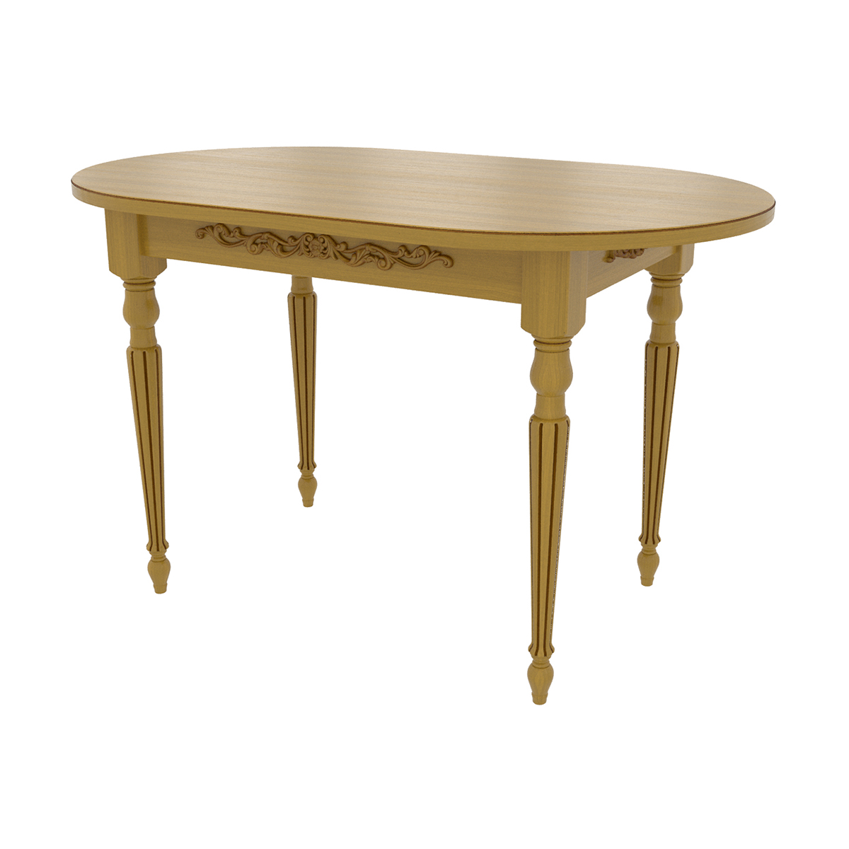 картинка Стол Лофти-М 1300*800*765 (тон дуб Т-07 + патина орех темн.) от магазина DFCH 